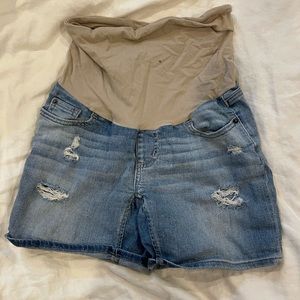 Maternity Jean Shorts